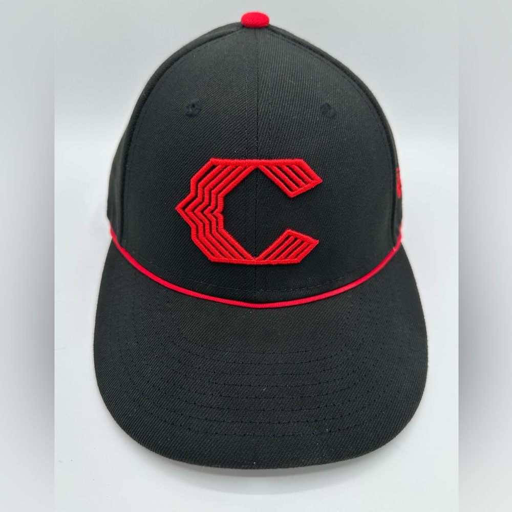 Cincinnati Reds Fitted *LOW PROFILE* Hat 6 7/8 New Era City Connect